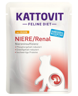 Kattovit Feline Diet Niere/Renal Kurczak Saszetka 85G