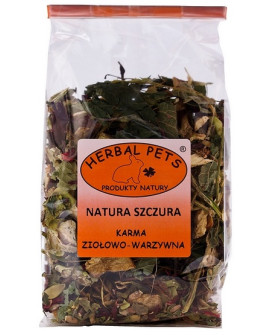 Herbal Pets Natura Szczura - Karma Ziołowo-Warzywna 150G