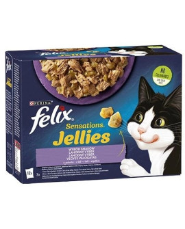 Felix Sensations Mix W Galaretce Saszetki 12X85G