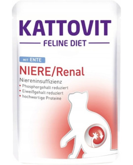 Kattovit Feline Diet Niere/Renal Kaczka Saszetka 85G