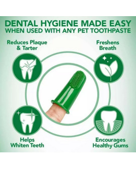 Vet's Best Dental Żel + Szczoteczka Zestaw Puppy