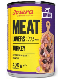 Josera Meat Lovers Menu Junior Indyk Puszka 400G
