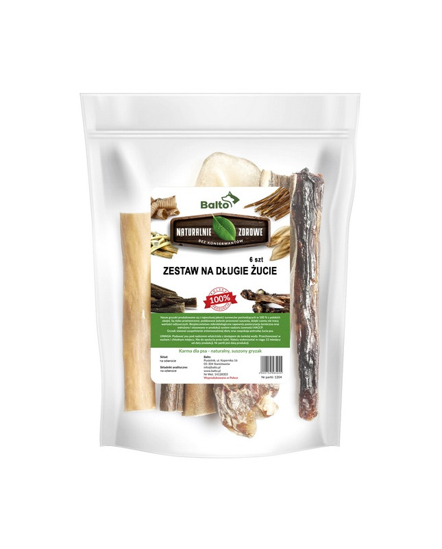 Balto Zestaw Gryzaków Na Długie Żucie 6Szt