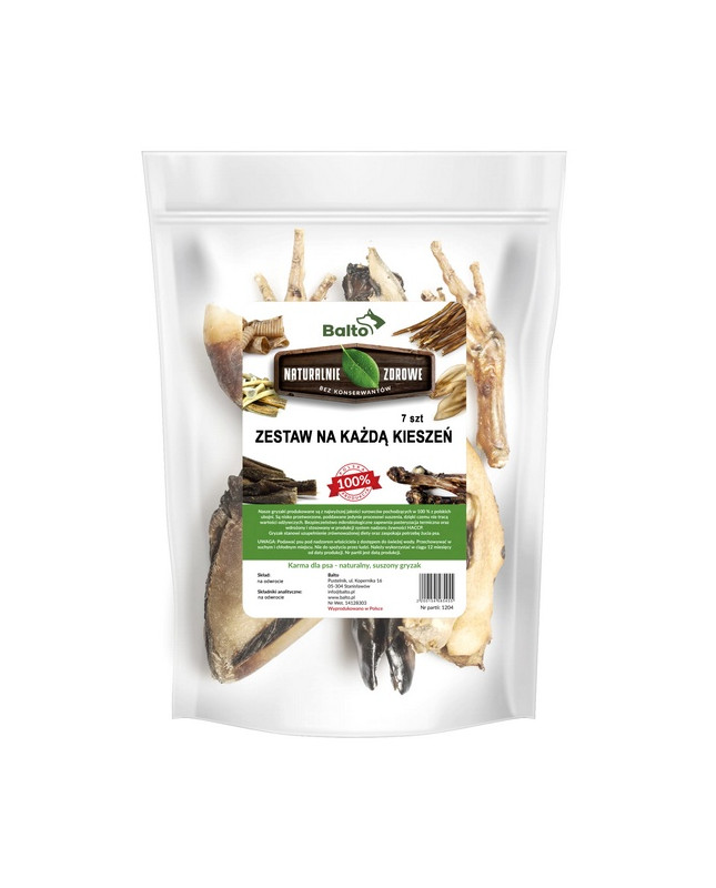 Balto Zestaw Gryzaków Na Każdą Kieszeń 7Szt