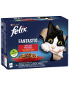Felix Fantastic Wiejskie Smaki W Galaretce Kurczak/Wołowina/Królik/Jagnięcina Saszetki 12X85G
