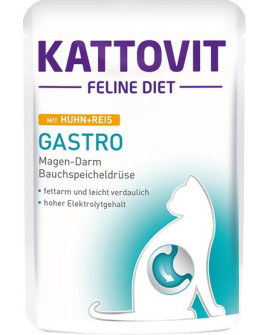 Kattovit Feline Diet Gastro Kurczak I Ryż Saszetka 85G