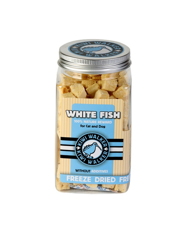 Kiwi Walker Przysmaki Liofilizowane 100% Biała Ryba 60G