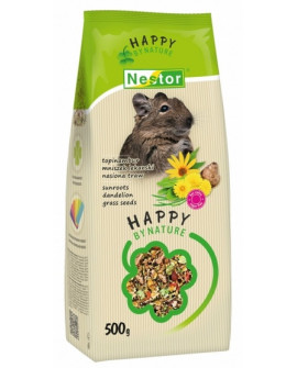 Nestor Pokarm Koszatniczka Topinambur, Nasiona Traw, Mniszek Lekarski 700Ml