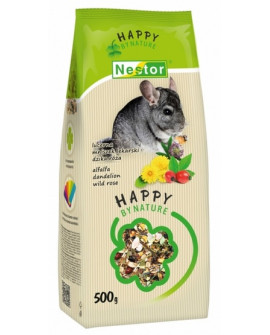 Nestor Pokarm Szynszyla Dzika Róża, Lucerna, Mniszek Lekarski 700Ml