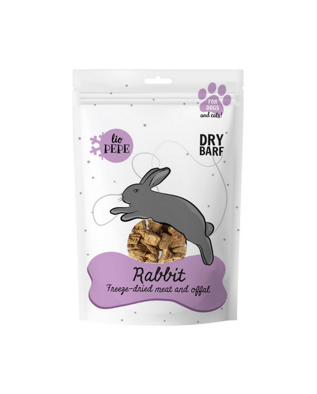 Paka Zwierzaka Lio Pepe Przysmak Rabbit (Wątróbka Królika) 60G