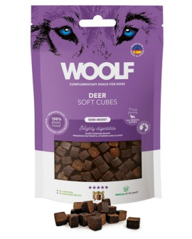 Woolf Soft Cubes Monoprotein Deer 100G
