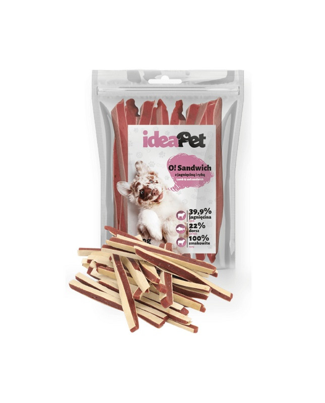 Ideapet Sandwich Z Jagnięciną I Rybą 500G