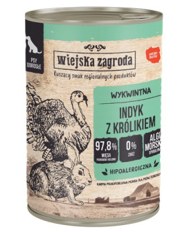 Wiejska Zagroda Indyk Z Królikiem Puszka 400G