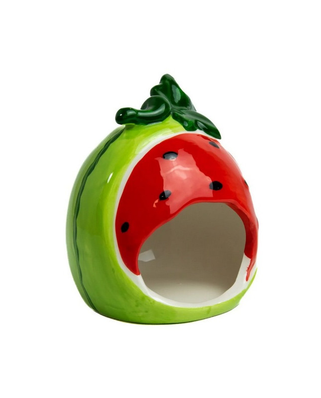 Yarro/Moderna Domek Ceramiczny Arbuz Dla Chomika [Y2738]