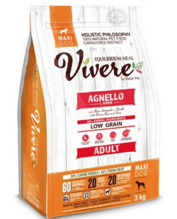 Vivere Dog Maxi Adult Lamb 3Kg