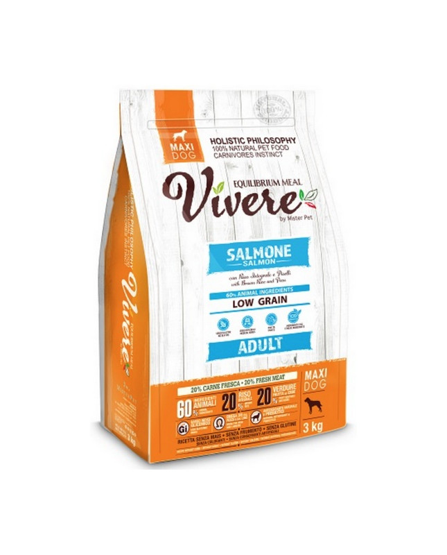 Vivere Dog Maxi Adult Salmon 3Kg