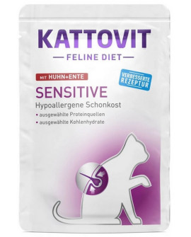 Kattovit Feline Diet Sensitive Kurczak I Kaczka Saszetka 85G