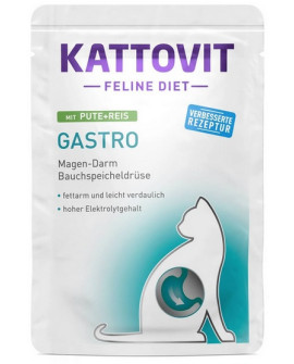 Kattovit Feline Diet Gastro Indyk I Ryż Saszetka 85G