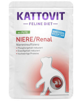 Kattovit Feline Diet Niere/Renal Indyk Saszetka 85G