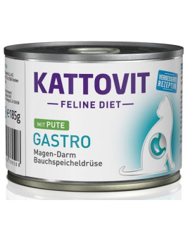 Kattovit Feline Diet Gastro Indyk Puszka 185G