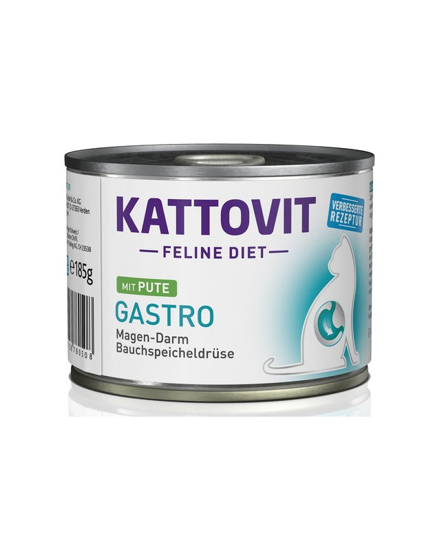 Kattovit Feline Diet Gastro Indyk Puszka 185G
