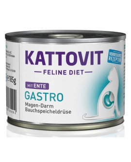 Kattovit Feline Diet Gastro Kaczka Puszka 185G