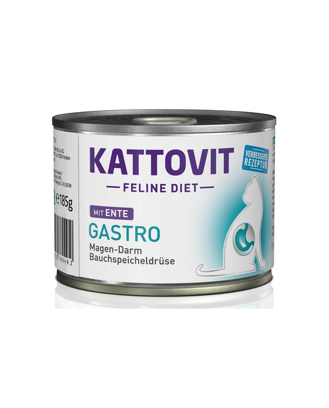 Kattovit Feline Diet Gastro Kaczka Puszka 185G