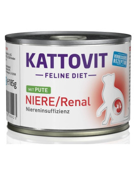 Kattovit Feline Diet Niere/Renal Indyk Puszka 185G