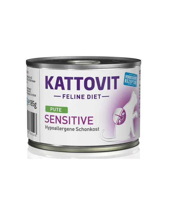 Kattovit Feline Diet Sensitive Indyk Puszka 185G