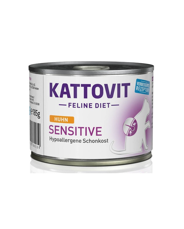 Kattovit Feline Diet Sensitive Kurczak Puszka 185G