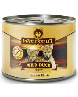 Wolfsblut Dog Wild Duck Puppy - Kaczka I Bataty Puszka 200G
