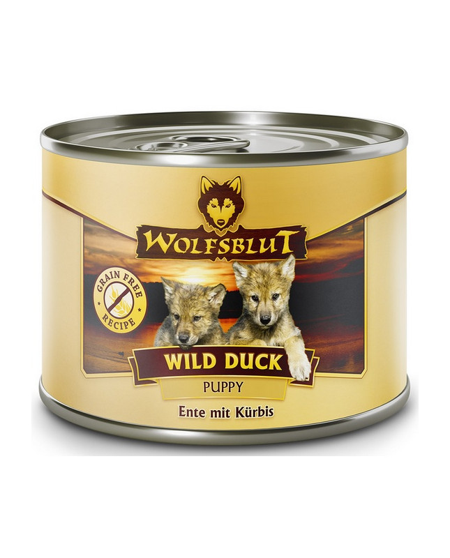 Wolfsblut Dog Wild Duck Puppy - Kaczka I Bataty Puszka 200G