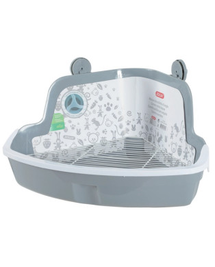 Zolux Toaleta Narożna Dla Gryzoni Duża Szara [206553]