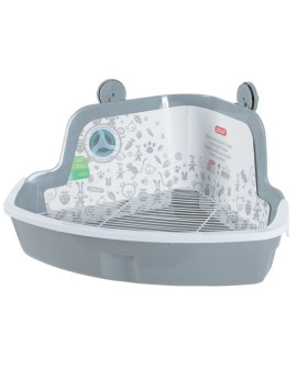 Zolux Toaleta Narożna Dla Gryzoni Duża Szara [206553]