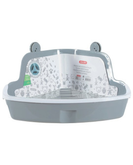 Zolux Toaleta Narożna Dla Gryzoni Duża Szara [206553]