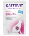 Kattovit Feline Diet Diabetes Łosoś Saszetka 85G