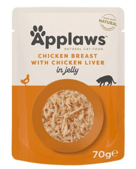 Applaws Saszetka Dla Kota Kurczak Z Wątróbką W Galaretce 70G