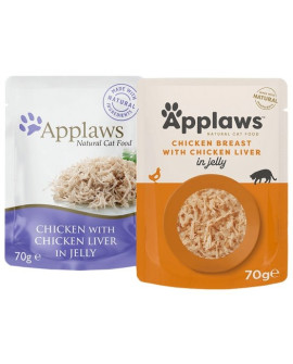 Applaws Saszetka Dla Kota Kurczak Z Wątróbką W Galaretce 70G