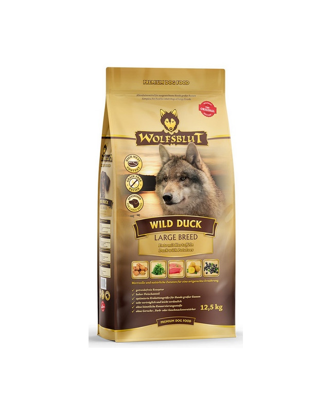 Wolfsblut Dog Wild Duck Large - Kaczka I Ziemniaki 12,5Kg