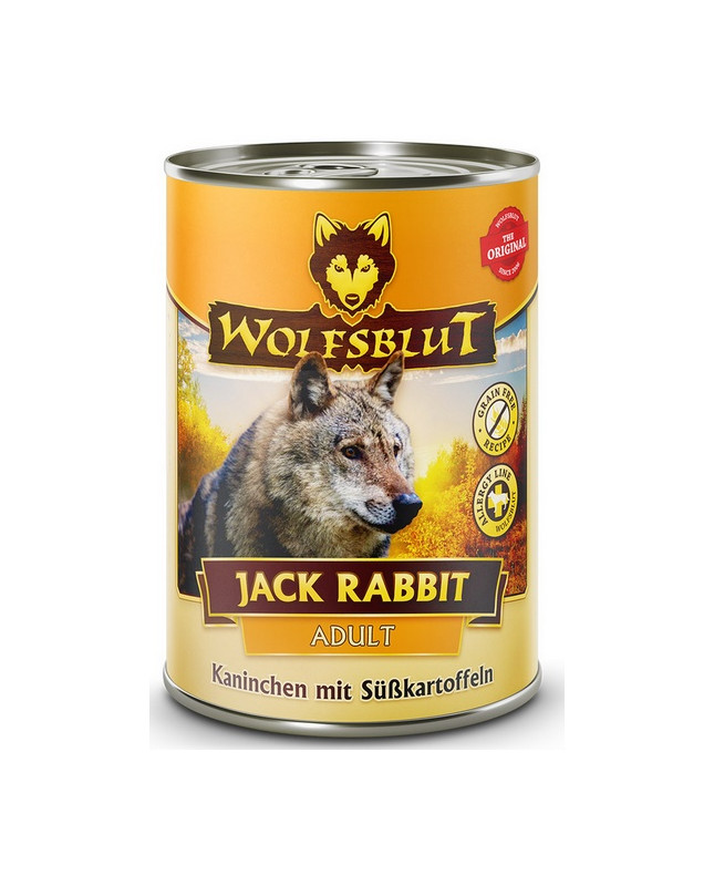 Wolfsblut Dog Jack Rabbit - Królik, Zając I Bataty Puszka 395G
