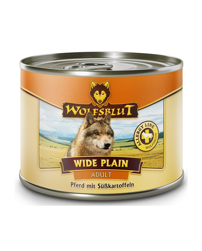 Wolfsblut Dog Wide Plain - Konina I Bataty Puszka 200G