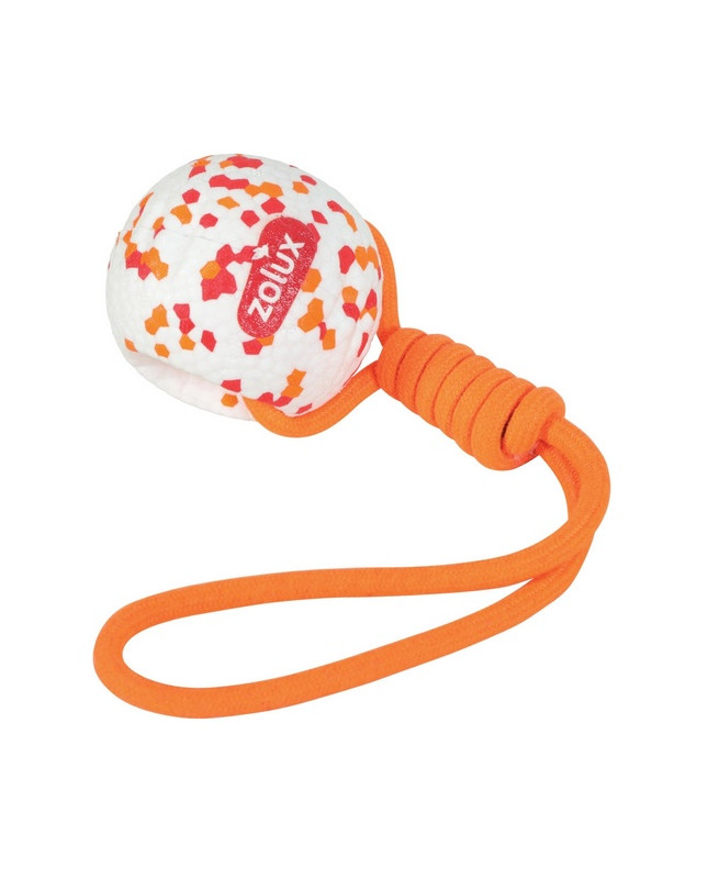 Zolux Etpu Wytrzymała Piłka Ze Sznurem Dla Psa Do Przeciągania