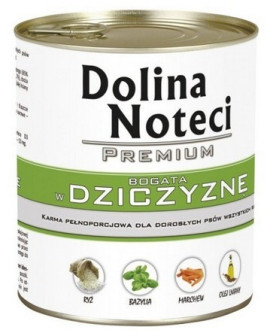 Dolina Noteci Premium Pies Dziczyzna puszka 800g