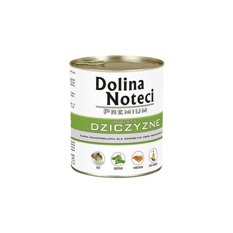 Dolina Noteci Premium Pies Dziczyzna puszka 800g
