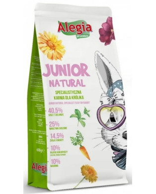 Alegia Junior Natural Dla Królika 650G