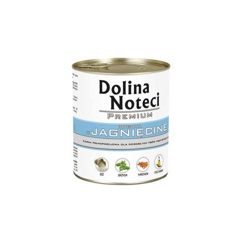 Dolina Noteci Premium Pies Jagnięcina puszka 800g
