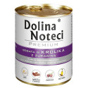 Dolina Noteci Premium Pies Królik i żurawina puszka 800g