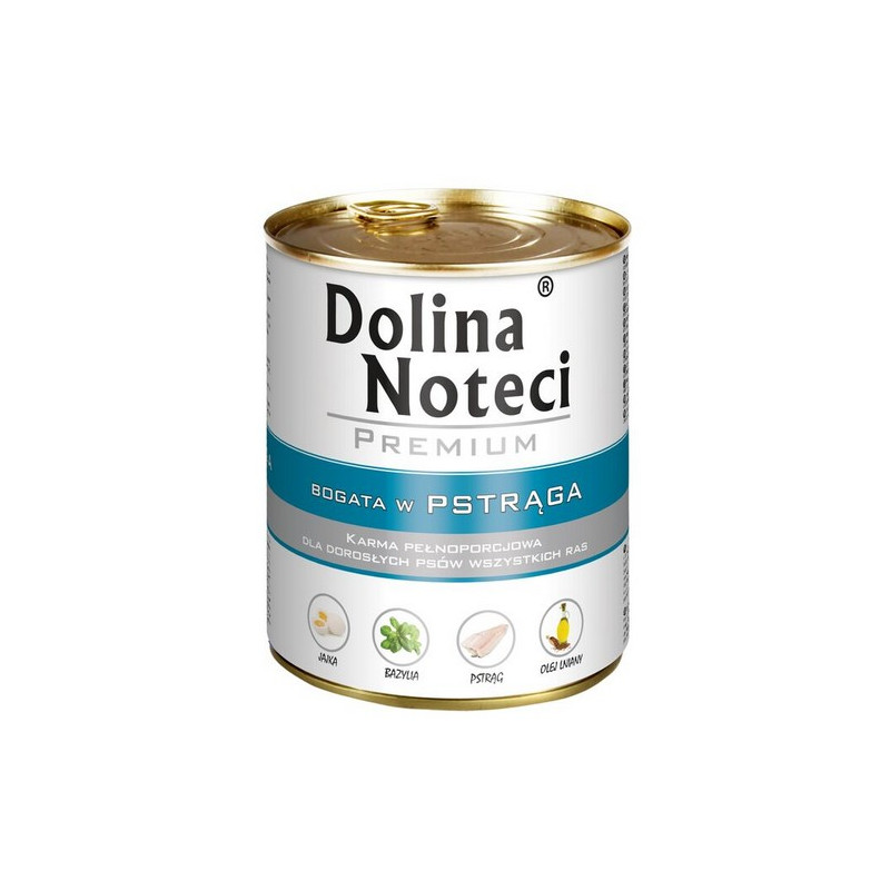 Dolina Noteci Premium Pies Pstrąg puszka 800g