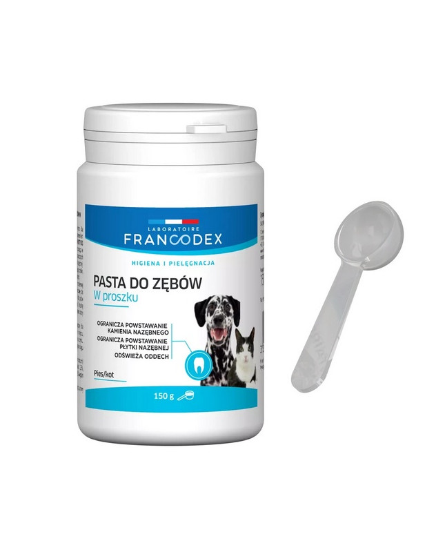 Francodex Pasta Do Zębów W Proszku Dla Psa I Kota 150G