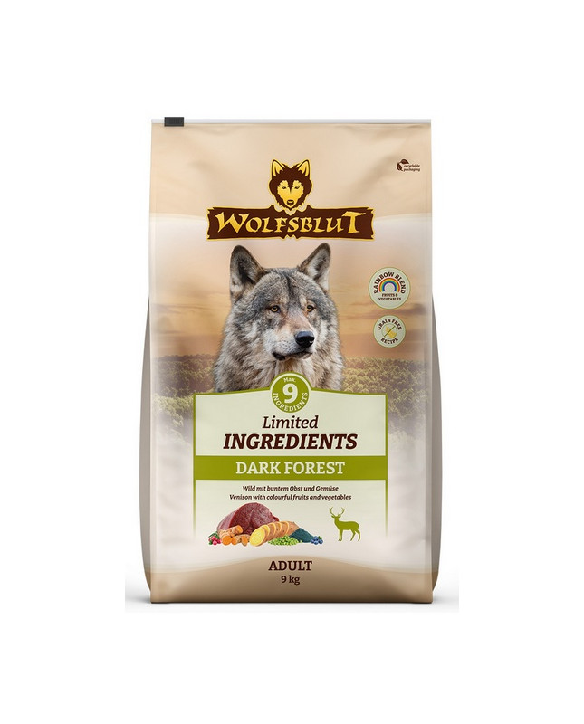 Wolfsblut Dog Limited Ingredients Dark Forest - Dziczyzna I Bataty 9Kg